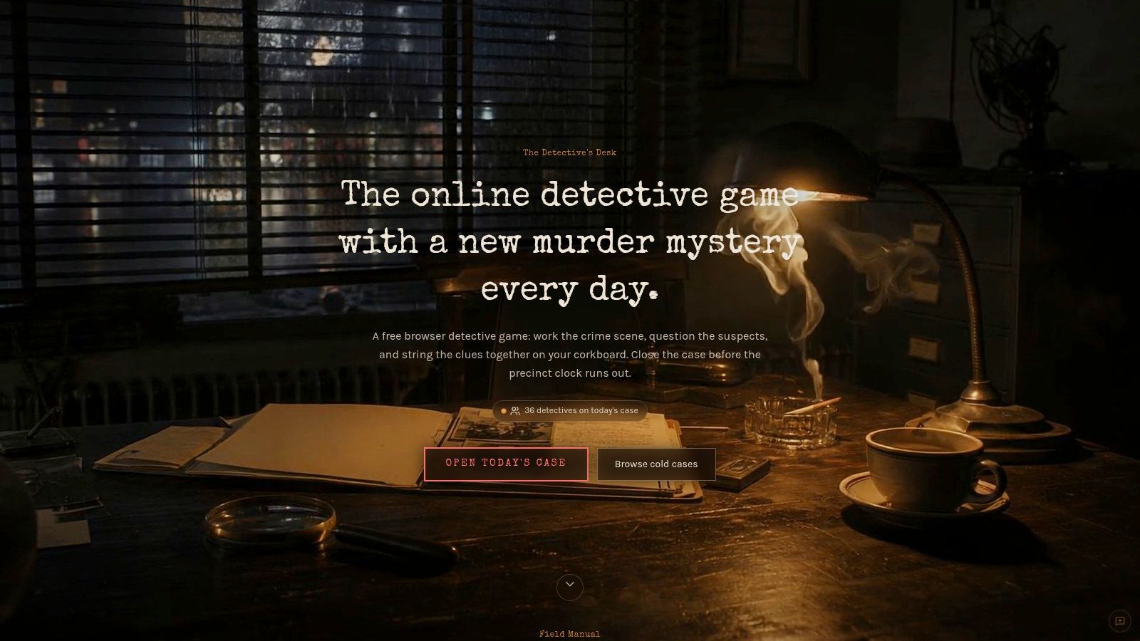 The Detective's Desk